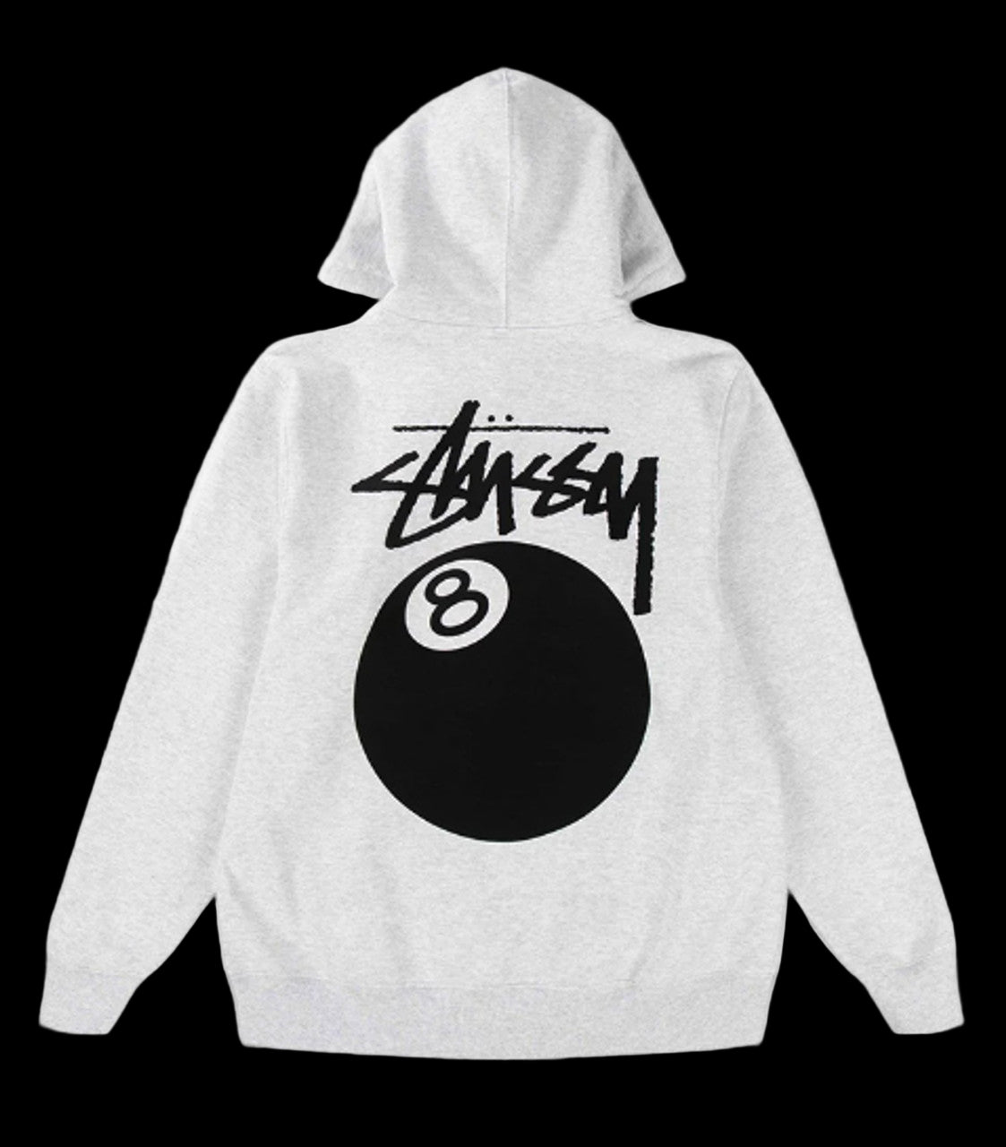 Stussy 8Ball Hoodie White