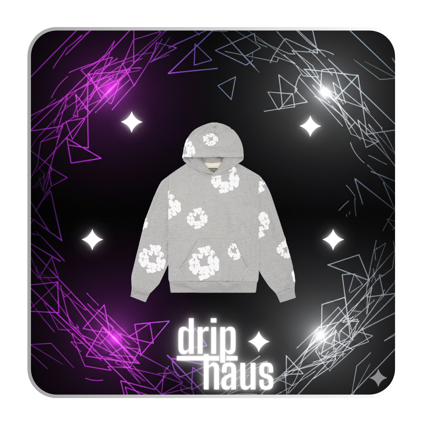 Denim Tears Hoodie Grey