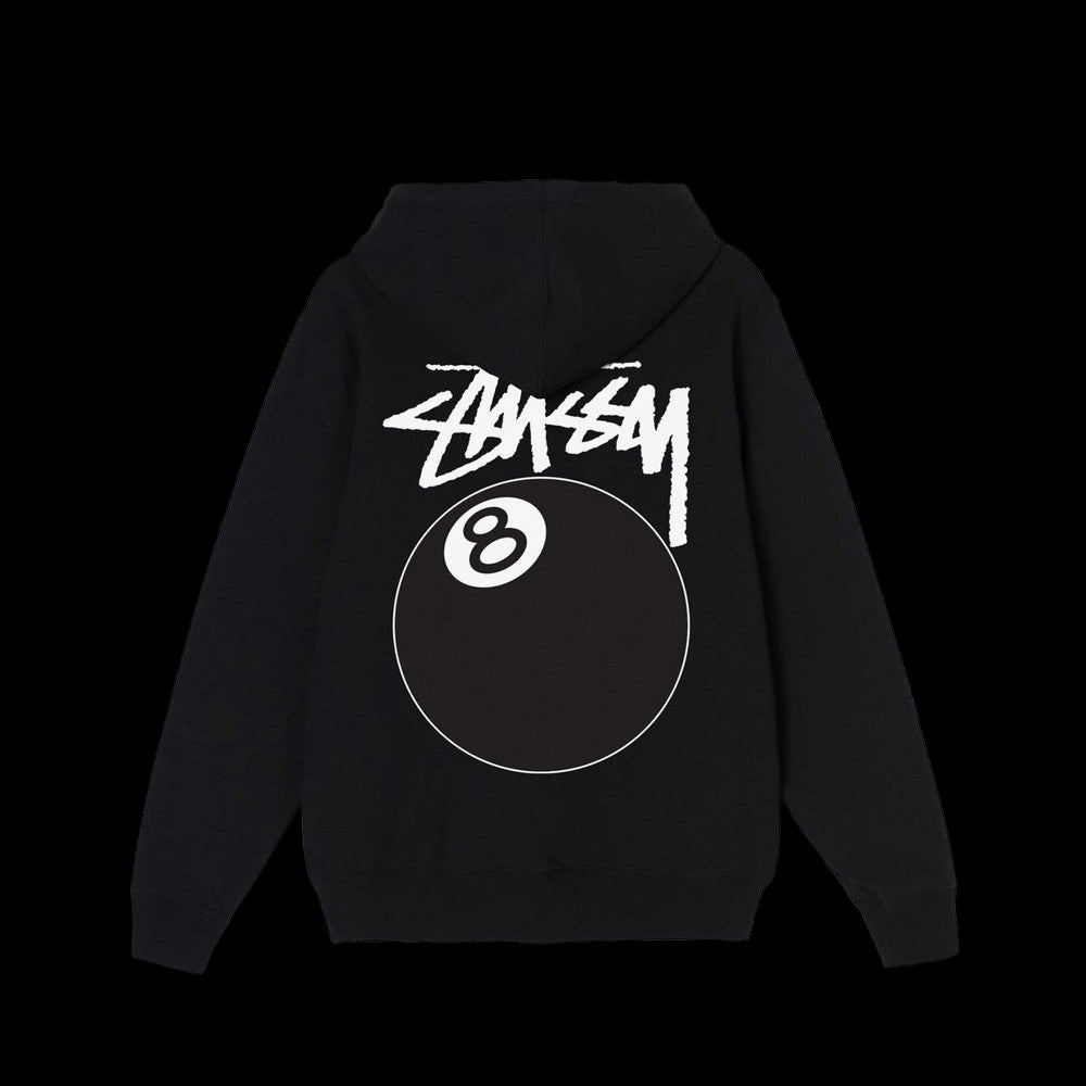 Stussy 8Ball Hoodie Black