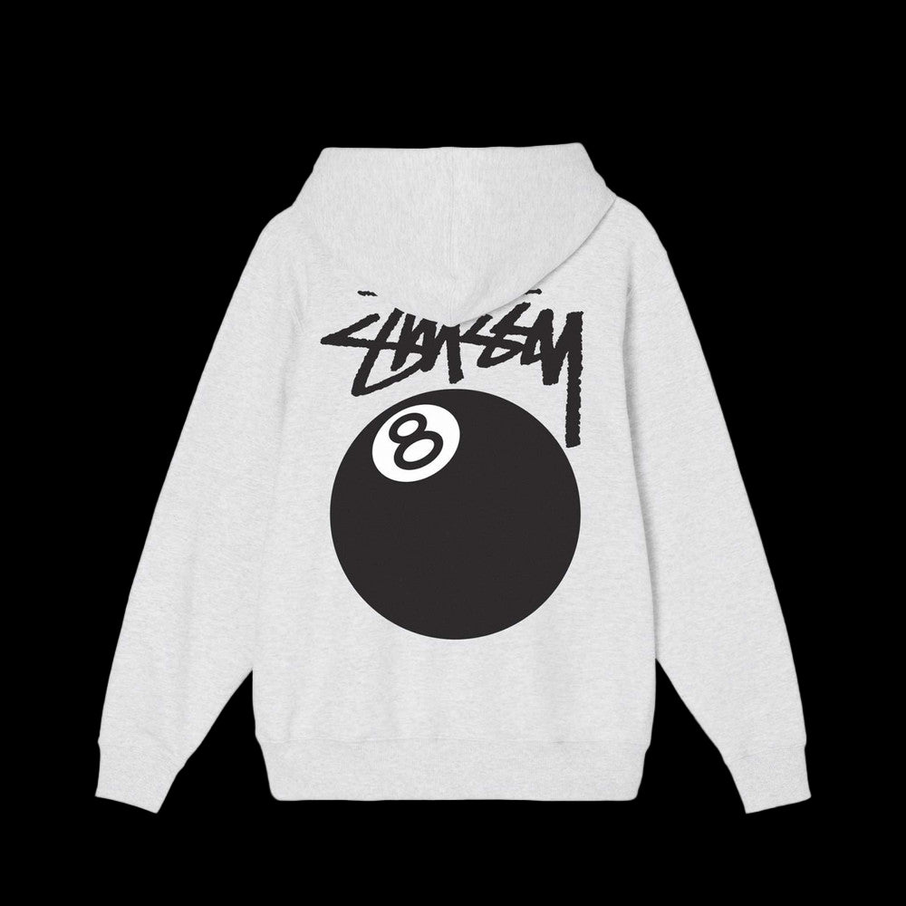 Stussy 8Ball Hoodie White